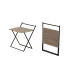 Стол трансформер Компакт 1 Ferrum-decor 750x790x720 Черный металл ДСП Дуб Сан-Марино 16 мм (KOM102)