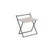 Стол трансформер Компакт 1 Ferrum-decor 750x790x720 Черный металл ДСП Дуб Сан-Марино 16 мм (KOM102)