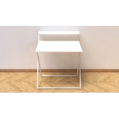 Стол трансформер Компакт 2 Ferrum-decor 750x790x720 Белый металл ДСП Белый 16 мм (KOM208) Стол трансформер Компакт 2 Ferrum-decor 750x790x720 Белый металл ДСП Белый 16 мм (KOM208)