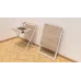 Стол трансформер Компакт 2 Ferrum-decor 750x790x720 Белый металл ДСП Дуб Сонома 16 мм (KOM211)