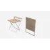 Стол трансформер Компакт 2 Ferrum-decor 750x790x720 Белый металл ДСП Дуб Сонома 16 мм (KOM211)