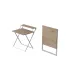 Стол трансформер Компакт 2 Ferrum-decor 750x790x720 Белый металл ДСП Дуб Сан-Марино 16 мм (KOM209)