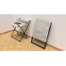 Стол трансформер Компакт 2 Ferrum-decor 750x790x720 Черный металл ДСП Бетон 16 мм (KOM207)