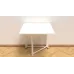 Стол-книжка трансформер Орион 1 Ferrum-decor 750x810x730 Белый металл ДСП Белый 16 мм (ORI108)