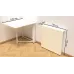 Стол-книжка трансформер Орион 1 Ferrum-decor 750x810x730 Белый металл ДСП Белый 16 мм (ORI108)