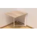 Стол-книжка трансформер Орион 1 Ferrum-decor 750x810x730 Белый металл ДСП Дуб Сонома 16 мм (ORI111)