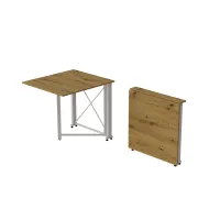 Стол-книжка трансформер Орион 1 Ferrum-decor 750x810x730 Белый металл ДСП Дуб Артизан 16 мм (ORI113) Стол-книжка трансформер Орион 1 Ferrum-decor 750x810x730 Белый металл ДСП Дуб Артизан 16 мм (ORI113)