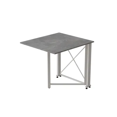 Стол-книжка трансформер Орион 1 Ferrum-decor 750x810x730 Белый металл ДСП Бетон 16 мм (ORI114) Стол-книжка трансформер Орион 1 Ferrum-decor 750x810x730 Белый металл ДСП Бетон 16 мм (ORI114)