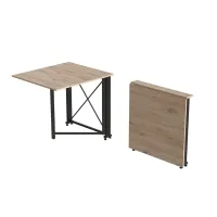 Стол-книжка трансформер Орион 1 Ferrum-decor 750x810x730 Черный металл ДСП Дуб Сан-Марино 16 мм (ORI102) Стол-книжка трансформер Орион 1 Ferrum-decor 750x810x730 Черный металл ДСП Дуб Сан-Марино 16 мм (ORI102)