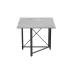 Стол-книжка трансформер Орион 1 Ferrum-decor 750x810x730 Черный металл ДСП Бетон 16 мм (ORI107)