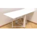 Стол-книжка трансформер Орион 2 Ferrum-decor 750x1520x730 Белый металл ДСП Белый 16 мм (ORI208)