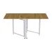 Стол-книжка трансформер Орион 2 Ferrum-decor 750x1520x730 Белый металл ДСП Дуб Артизан 16 мм (ORI213) Стол-книжка трансформер Орион 2 Ferrum-decor 750x1520x730 Белый металл ДСП Дуб Артизан 16 мм (ORI213)