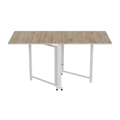 Стол-книжка трансформер Орион 2 Ferrum-decor 750x1520x730 Белый металл ДСП Дуб Сан-Марино 16 мм (ORI209) Стол-книжка трансформер Орион 2 Ferrum-decor 750x1520x730 Белый металл ДСП Дуб Сан-Марино 16 мм (ORI209)
