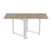 Стол-книжка трансформер Орион 2 Ferrum-decor 750x1520x730 Белый металл ДСП Дуб Сан-Марино 16 мм (ORI209) Стол-книжка трансформер Орион 2 Ferrum-decor 750x1520x730 Белый металл ДСП Дуб Сан-Марино 16 мм (ORI209)