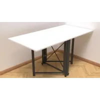 Стол-книжка трансформер Орион 2 Ferrum-decor 750x1520x730 Черный металл ДСП Белый 16 мм (ORI201) Стол-книжка трансформер Орион 2 Ferrum-decor 750x1520x730 Черный металл ДСП Белый 16 мм (ORI201)