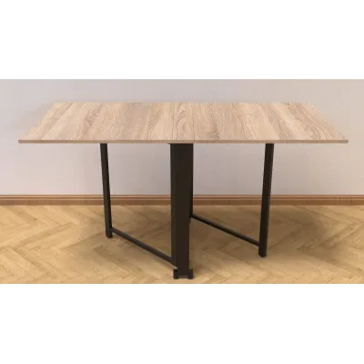 Стол-книжка трансформер Орион 2 Ferrum-decor 750x1520x730 Черный металл ДСП Дуб Сонома 16 мм (ORI204) Стол-книжка трансформер Орион 2 Ferrum-decor 750x1520x730 Черный металл ДСП Дуб Сонома 16 мм (ORI204)