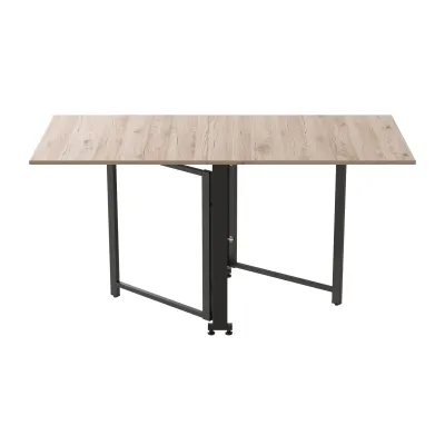 Стол-книжка трансформер Орион 2 Ferrum-decor 750x1520x730 Черный металл ДСП Дуб Сан-Марино 16 мм (ORI202) Стол-книжка трансформер Орион 2 Ferrum-decor 750x1520x730 Черный металл ДСП Дуб Сан-Марино 16 мм (ORI202)