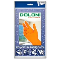 Перчатки Doloni хозяйственные, латексные, размер L арт. 4546