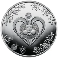 Монета No Brand Рік Кролика 5 гривень 2022 р 35 мм Сріблястий (hub_2nlvsq)