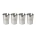 Набор 4 стопки Tramp TRC-076 175мл в кожаном чехле Metallic