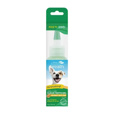 Гель паста для чистки зубов собак и щенков Арахисовое масло Tropiclean Clean Teeth Gel 59 мл