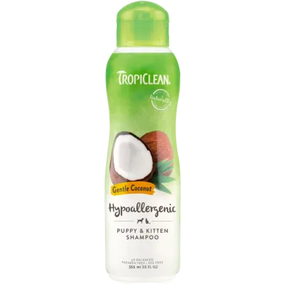 Шампунь Tropiclean для котят гипоалергенный Gentle Coconut Puppy Shampoo 355 мл 202474