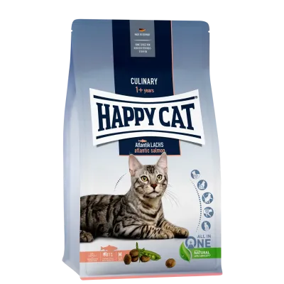 Корм сухий для дорослих котів Happy Cat Culinary Atlantik Lachs з лососем 10 кг