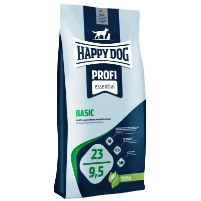 Корм для взрослых собак всех пород Happy Dog 23/9,5 Profi Line Basic 20 кг (3129) Корм для взрослых собак всех пород Happy Dog 23/9,5 Profi Line Basic 20 кг (3129)