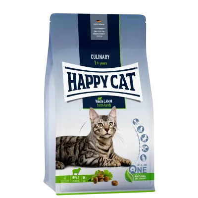 Корм для дорослих котів Happy Cat Culinary Weide Lamm з ягнятком 4 кг