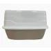 Закрытый туалет GeorPlast Salto для котов с верхним входом 56x40x38 см Серо-белый 10525