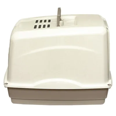 Закрытый туалет для котов с ручкой и фильтром Vicky GeorPlast 54x39x39 см 10582