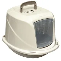 Туалет для котів з ручкою та фільтром GeorPlast Galaxy Deluxe зелений 45х36х31,5 см 10586 Туалет для котів з ручкою та фільтром GeorPlast Galaxy Deluxe зелений 45х36х31,5 см 10586