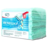Пелюшки Magic Pet 60*60 см 30 шт пелюшки для собак і щенят щоденні гіпоалергенні Пелюшки Magic Pet 60*60 см 30 шт пелюшки для собак і щенят щоденні гіпоалергенні
