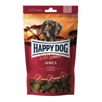 Мягкое лакомство для собак Happy Dog Soft Snack Africa со вкусом страуса и картофеля 100 г