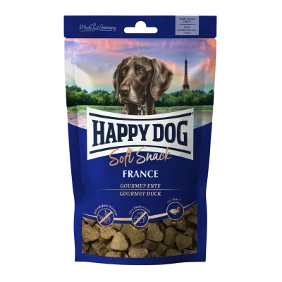 М'які ласощі для собак Happy Dog Soft Snack France зі смаком качки та картоплі 100 г