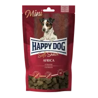 М'які ласощі Happy Dog Mini Soft Snack Africa для собак дрібних порід зі смаком страуса та картоплі 100 г М'які ласощі Happy Dog Mini Soft Snack Africa для собак дрібних порід зі смаком страуса та картоплі 100 г