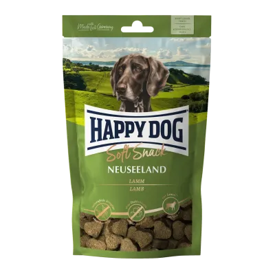 М'які ласощі для собак Happy Dog Soft Snack Neuseeland зі смаком ягняти та рис 100 г