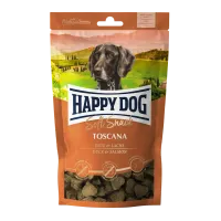 Мягкое лакомство Happy Dog Soft Snack Toscana для собак со вкусом утки и лосося 100 г
