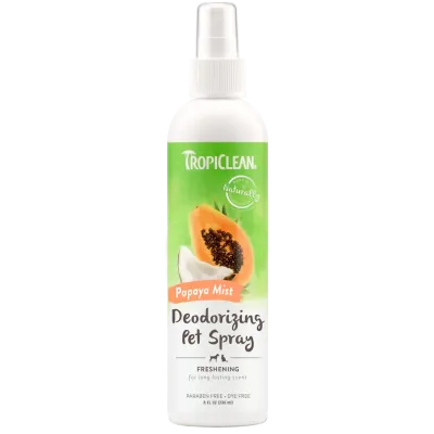 Тропиклин спрей-духи Tropiclean Deodorizing Pet Spray Папайя 236 мл Тропиклин спрей-духи Tropiclean Deodorizing Pet Spray Папайя 236 мл