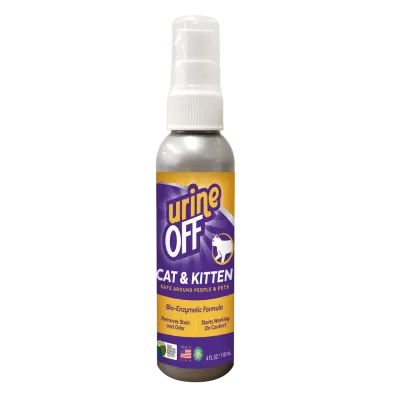 Спрей TropiClean Urine Off для удаления органических пятен и запахов для кошек и котов 118 мл