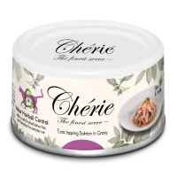 Корм влажный Cherie Hairball Control Tuna & Salmon для кошек с тунцом и лососем контроль комков шерсти 80 г Корм влажный Cherie Hairball Control Tuna & Salmon для кошек с тунцом и лососем контроль комков шерсти 80 г
