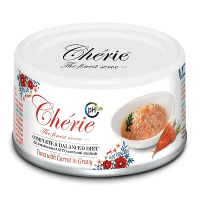 Kорм влажный для котов Cherie Urinary Care Tuna & Carrot с тунцом и морковью 80 г