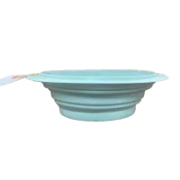 Миска раскладная походная для животных GeorPlast Squeeze Oval Big 1л 23х17х7 см