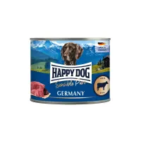 Влажный корм для собак Happy Dog с говядиной Sens Pure Rind 200 g