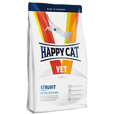 Сухой диетический корм Happy Cat VET Diet Struvit для кошек с мочекаменной болезнью 4  кг