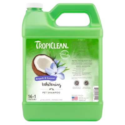 Шампунь Tropiclen Имбирь Кокос для белой шерсти 3,8 л