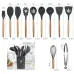Набір кухонного приладдя Kitchen Set 12 предметів Чорний Набір кухонного приладдя Kitchen Set 12 предметів Чорний