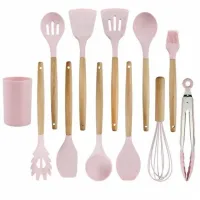 Набір кухонного приладдя Kitchen Set 12 предметів Рожевий AN 1701814/4