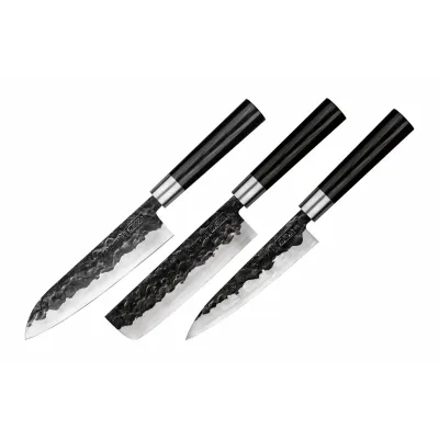 Набір із 3-х кухонних ножів Samura Blacksmith (SBL-0220)