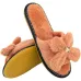 Тапочки женские Sports с бантом Персиковый 40-41 25.5 см